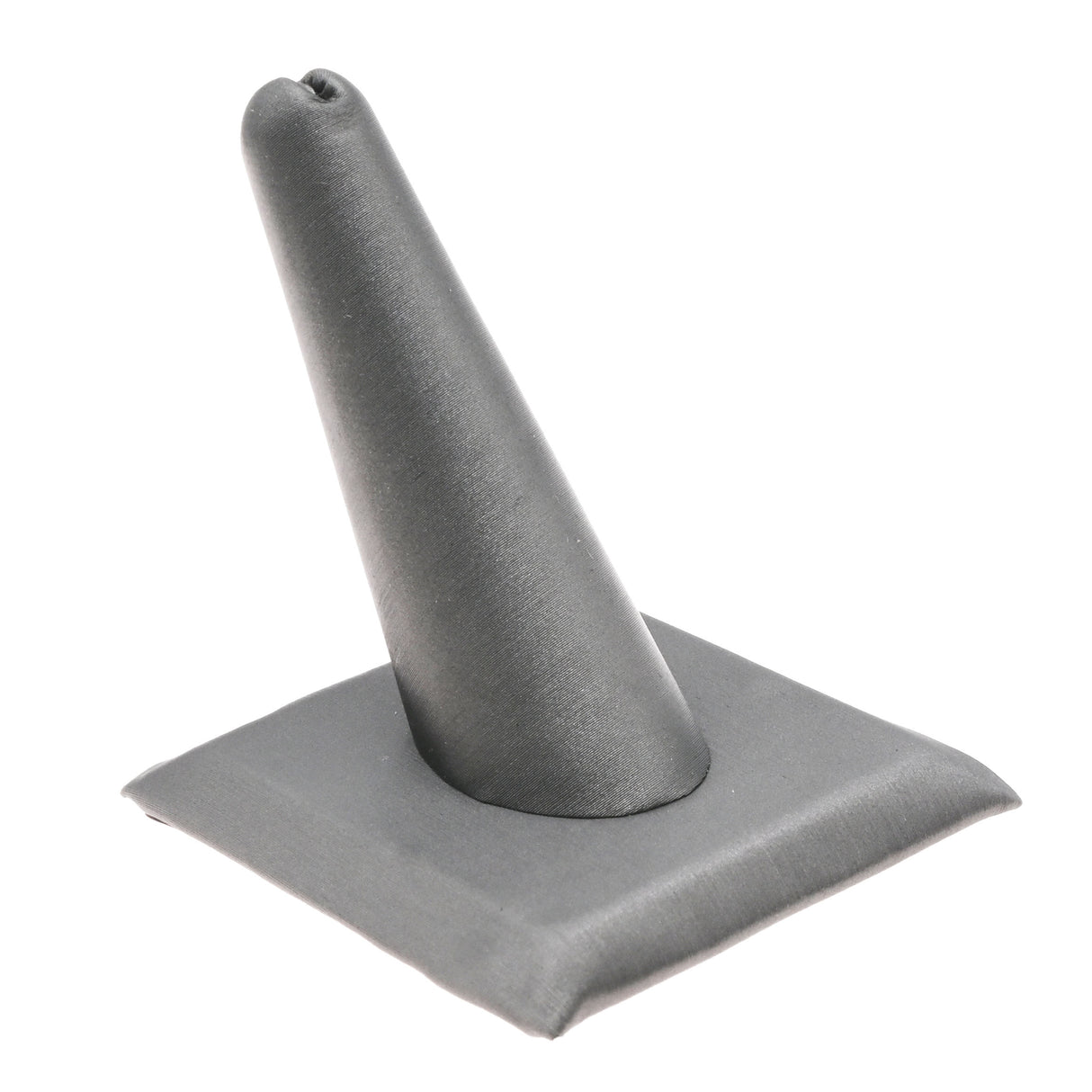 Steel Grey Leatherette Single Ring Finger Display