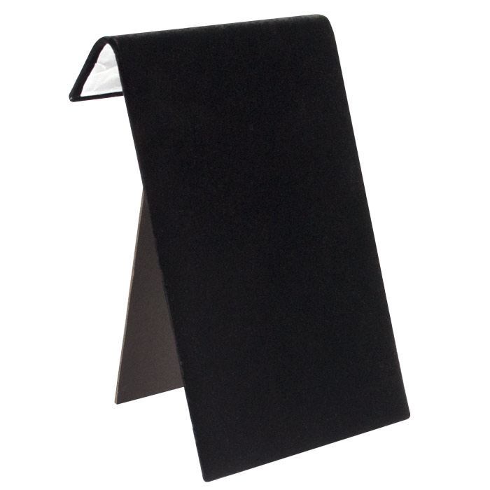 Black Velvet Standing Jewelry Bracelet Display Ramp