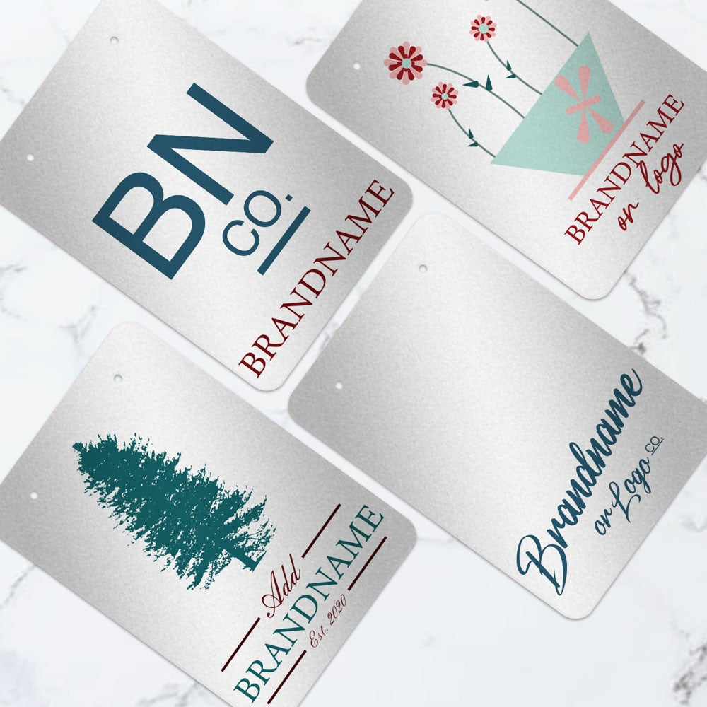 Shimmer Silver Earring Card 2-3/4" x 4"