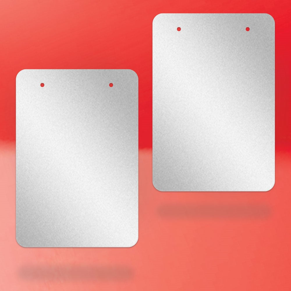 Shimmer Silver Earring Card 2-3/4" x 4"