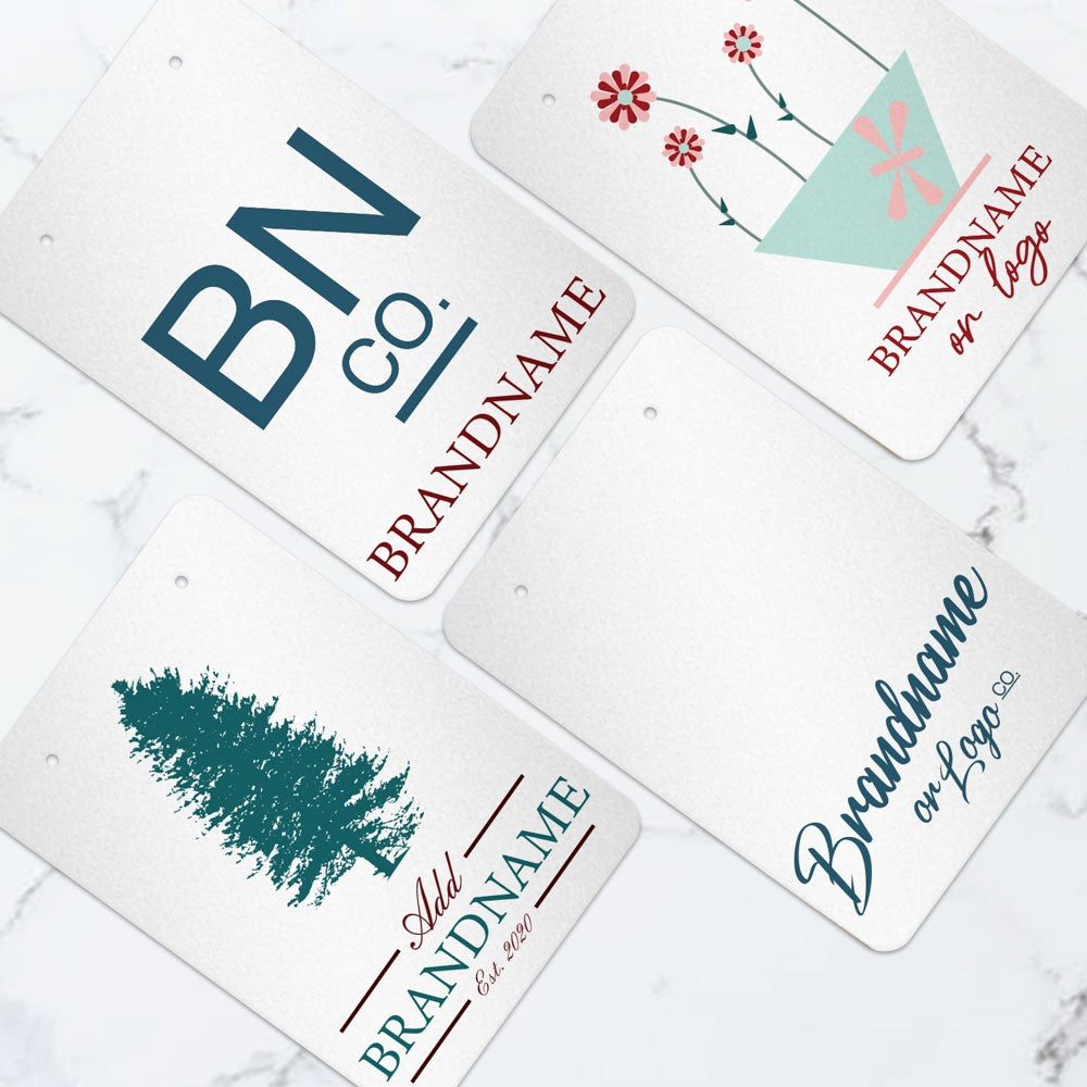 Shimmer White Earring Card 2-3/4" x 4"