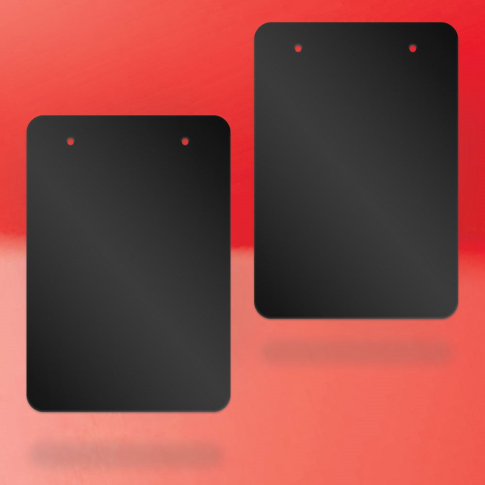 Black Earring Card 2-3/4" x 4"