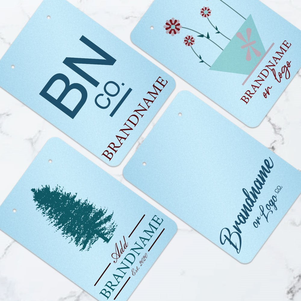 Shimmer Blue Earring Card 2-3/4" x 4"