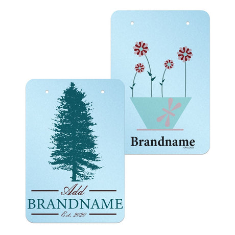 Shimmer Blue Earring Card 2-3/4" x 4"