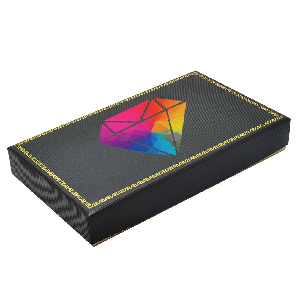 Large Black and Gold Universal Jewelry Necklace Boxes