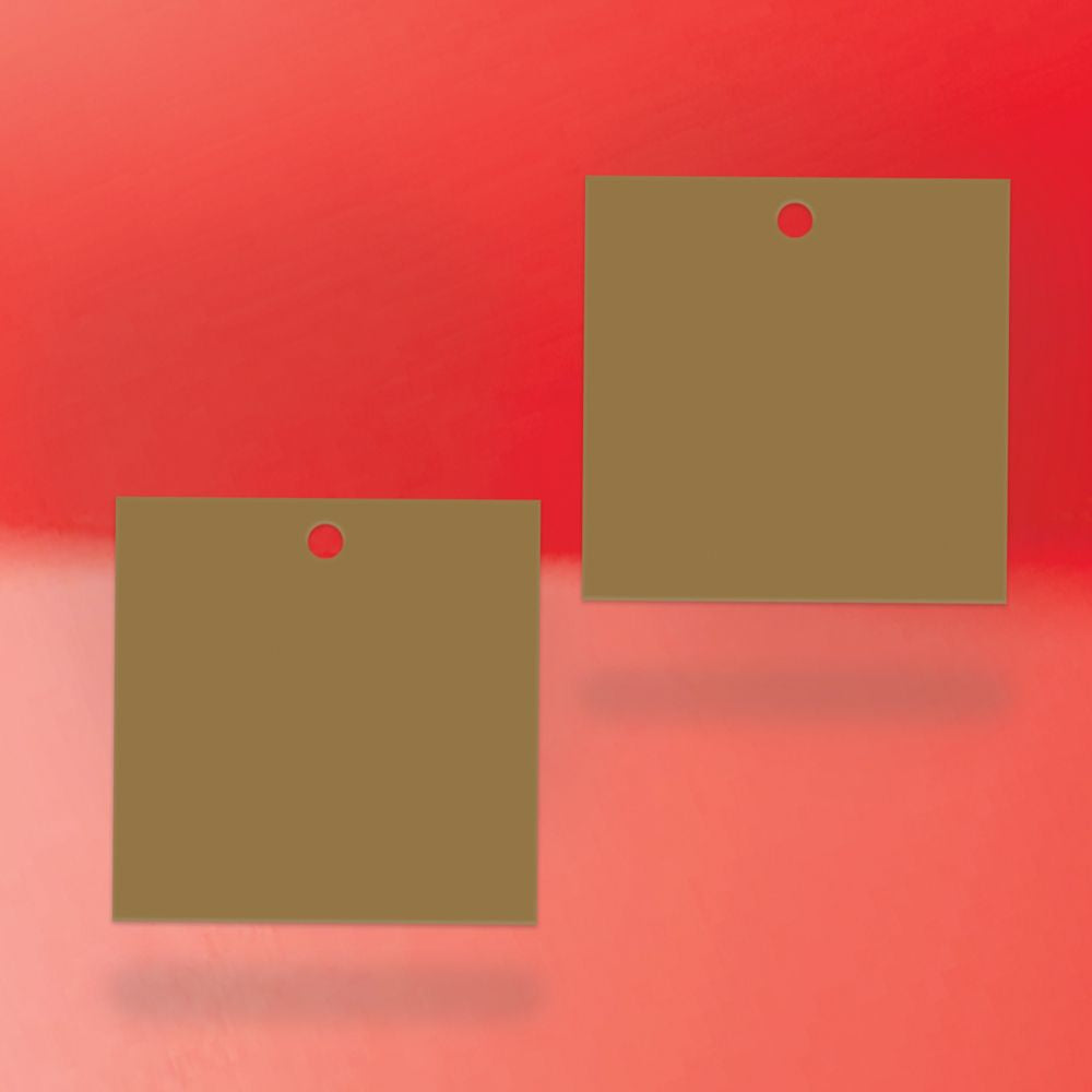Kraft Custom Hang Tag Square - 2" x 2" (100 pcs)