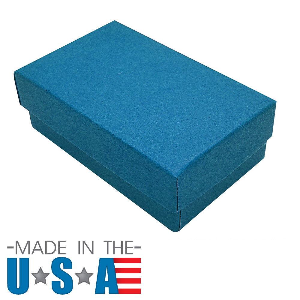 Premium Cobalt Blue Cotton Filled Jewelry Gift Boxes #32