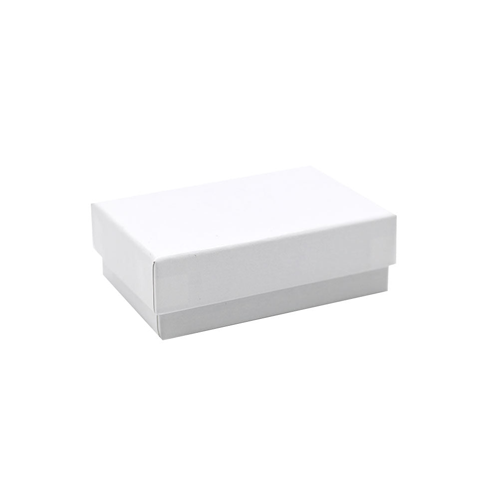 Flat White Cotton Filled Jewelry Gift Packaging Boxes #32