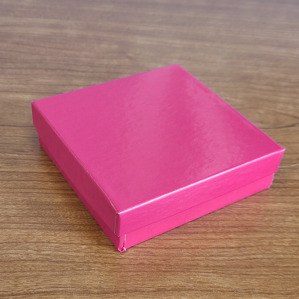 Hot Pink Cotton Filled Jewelry Gift Boxes #33