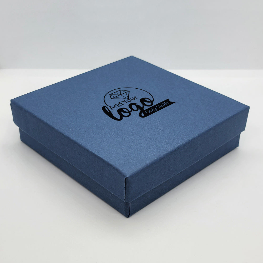 Premium Navy Blue Cotton Filled Box #33