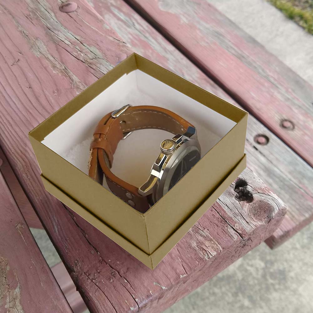 Premium Brown Kraft Paper Cotton Filled Jewelry Gift Boxes #34