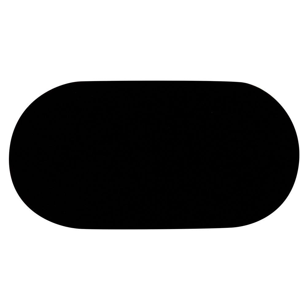 Black Velvet Oval Jewelry Presentation Display Pad, 3" x 6"