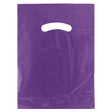 Purple Gloss Die Cut Handle Bag 9" x 12" 1000pcs