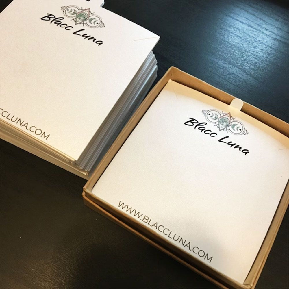 Glossy White Necklace 3-2/5" x 3-2/5"