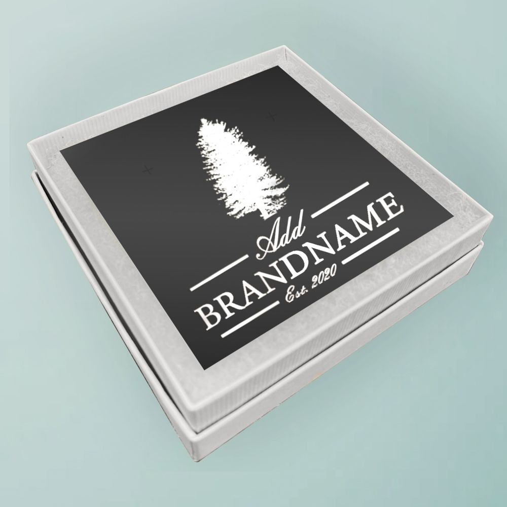 Matte Black Earring Card 3" x 3"