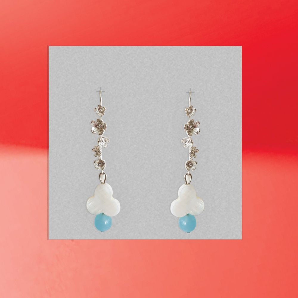 Matte Grey Earring Card 3" x 3"