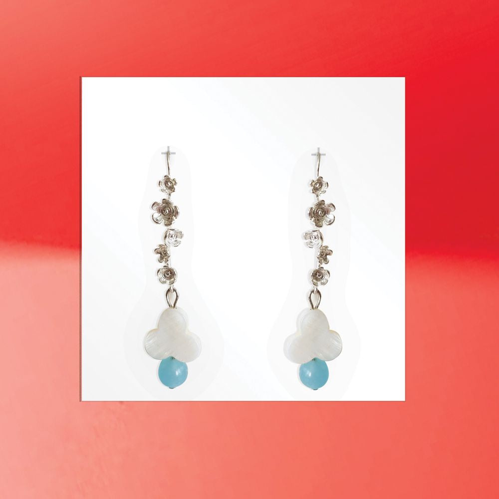 Gloss White Earring Card 3" x 3"