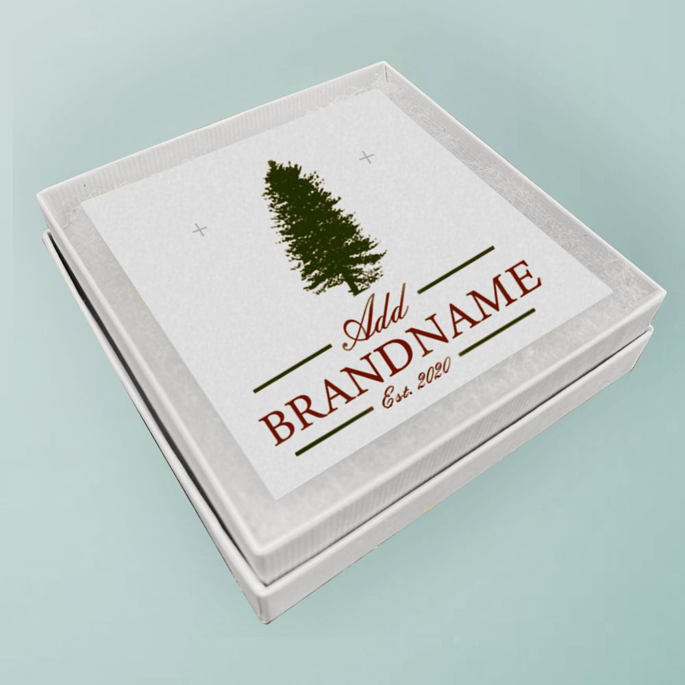 Matte Grey Earring Card 3" x 3"