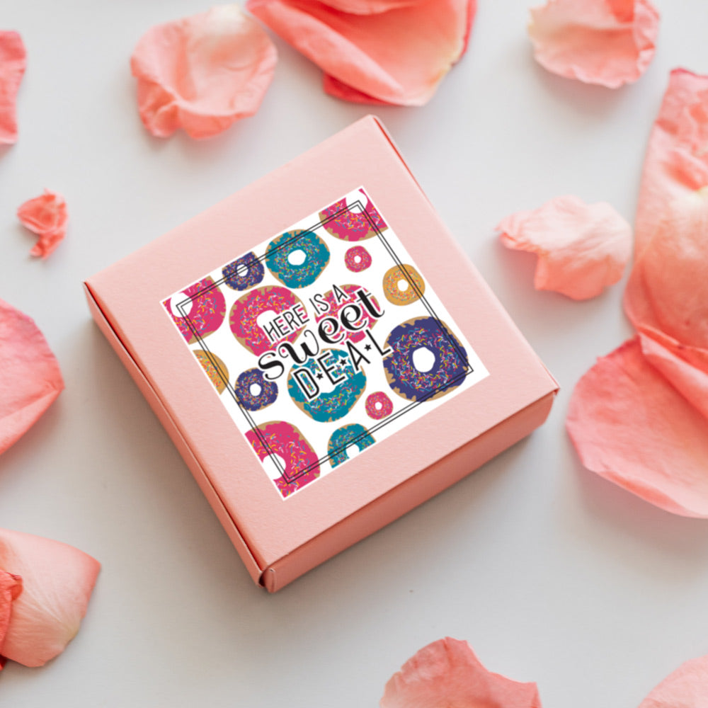 Custom Printed Square Labels 1" x 1"