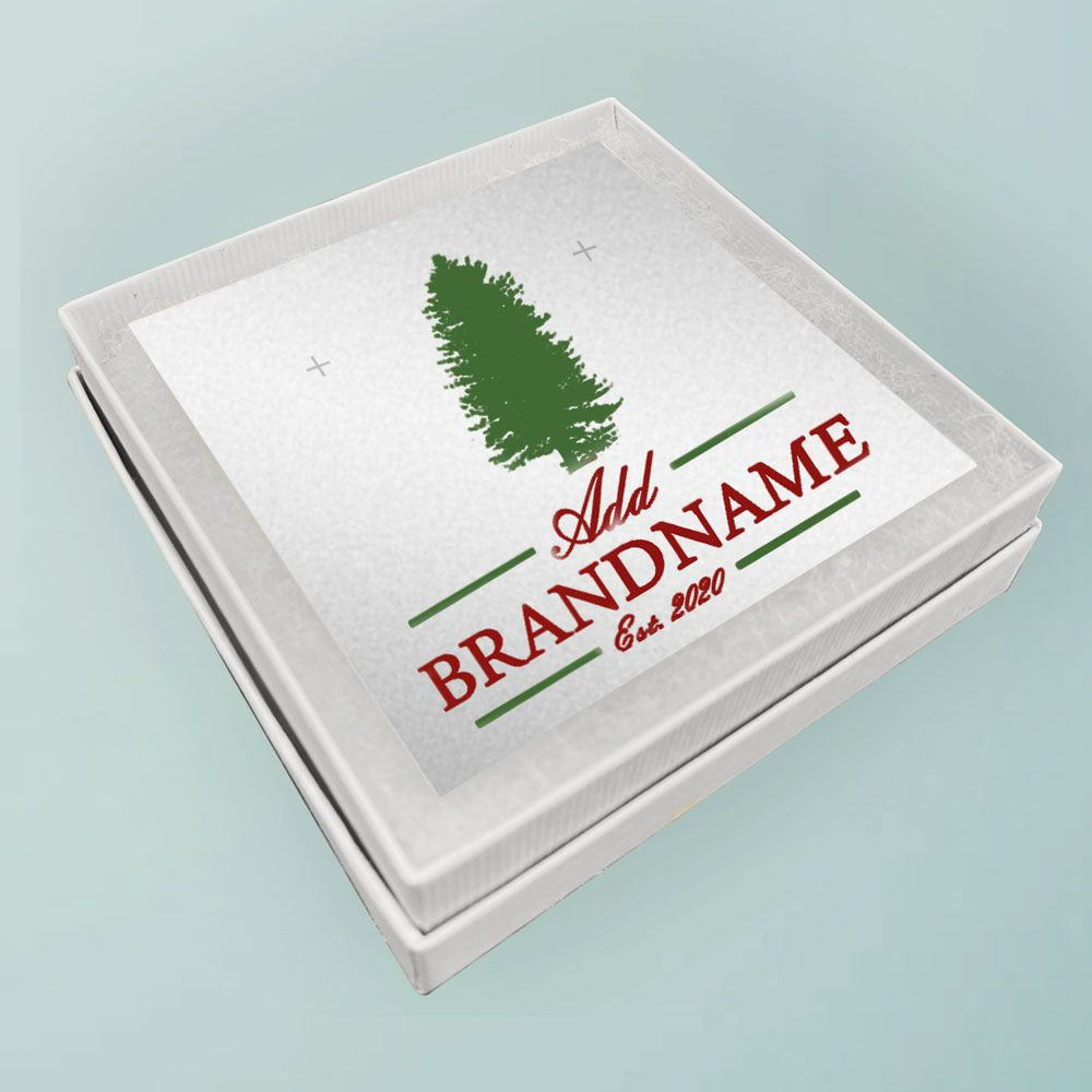 Shimmer Silver Earring Card 3" x 3"