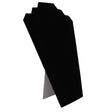Black Velvet Tiered Jewelry Necklace Display Easel, 12-1/2" Tall