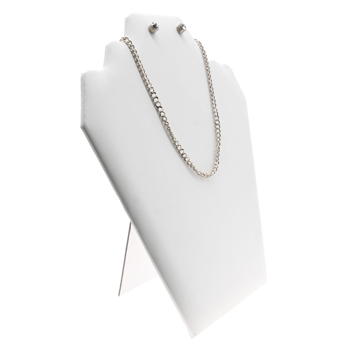 White Padded Necklace Easel
