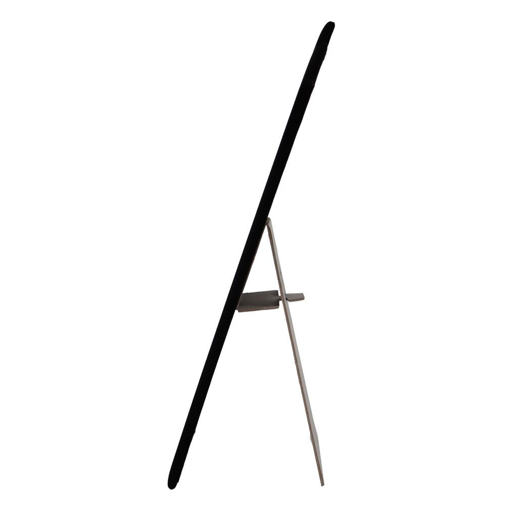 Black Velvet Jewelry Necklace Display Easel, 12-1/2" Tall