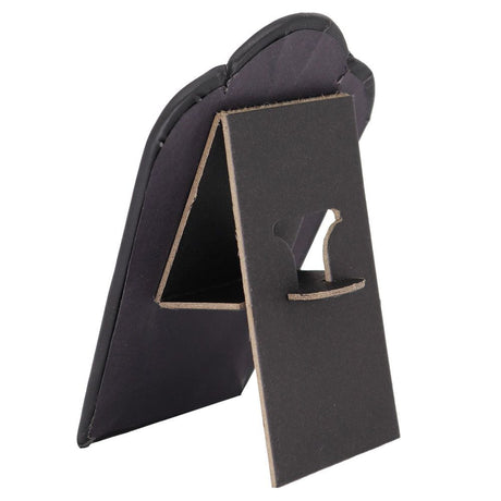 Black Leatherette Jewelry Necklace Easel, 5-1/4" Tall