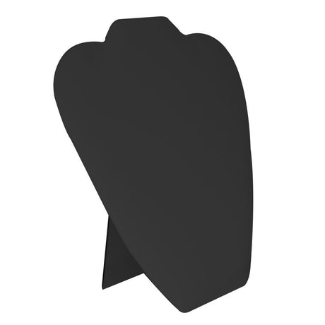 Black Leatherette Jewelry Necklace Display Easel, 8-5/8" Tall