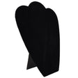 Black Velvet Jewelry Necklace Display Easel, 10-7/8" Tall