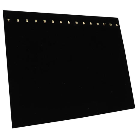 Black Velvet 15 Hook Jewelry Chain Display Board