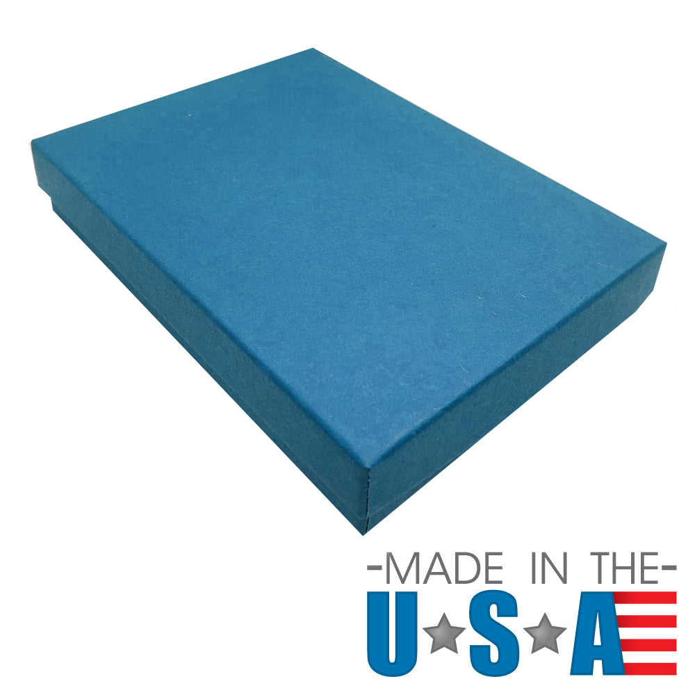 Premium Cobalt Blue Cotton Filled Jewelry Gift Boxes #53