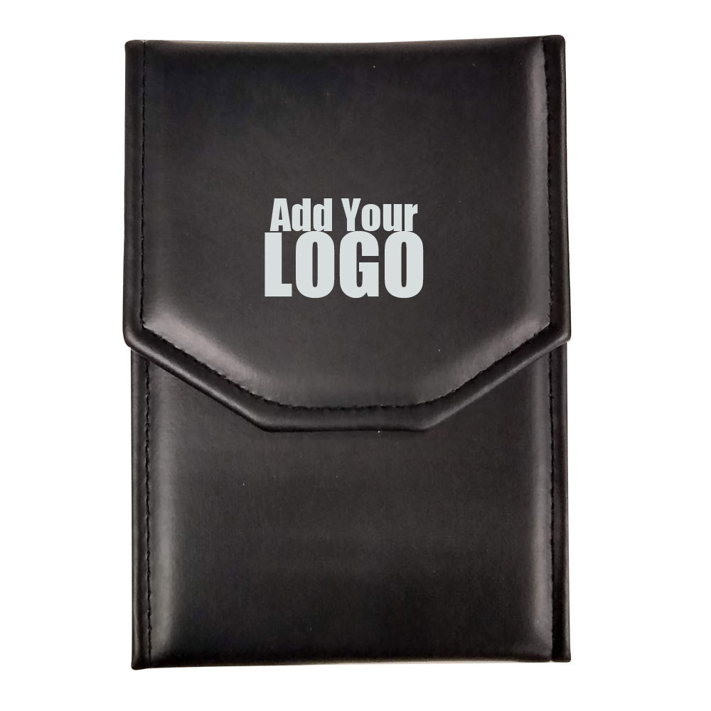 Black Leatherette Jewelry Necklace Presentation Folder