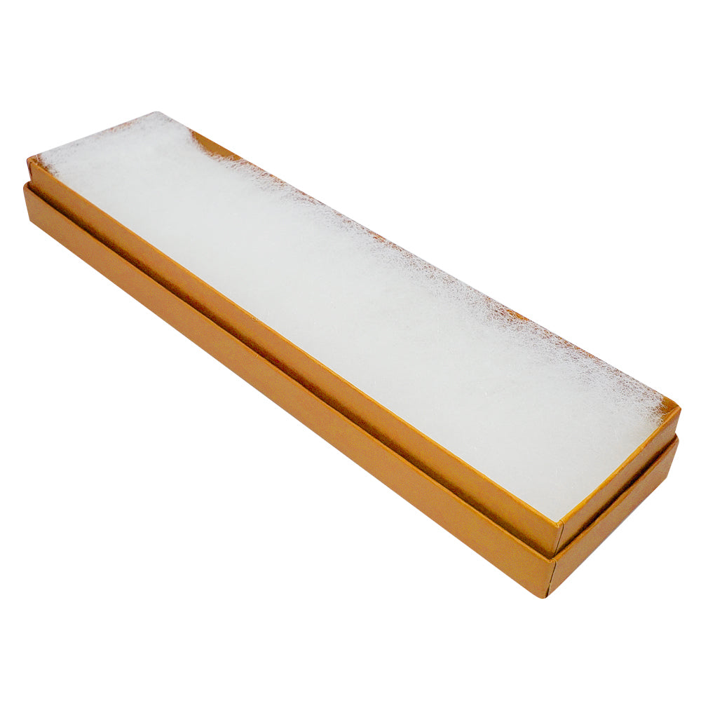 Premium Orange Cotton Filled Jewelry Bracelet / Watch Gift Boxes #82