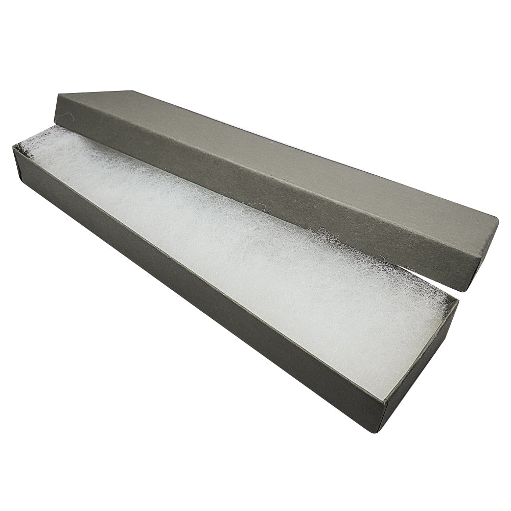 Premium Slate Grey Cotton Filled Jewelry Gift Boxes #82A