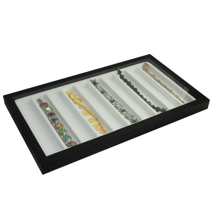 Jewelry Tray W/Extra View Clear Lid 1"