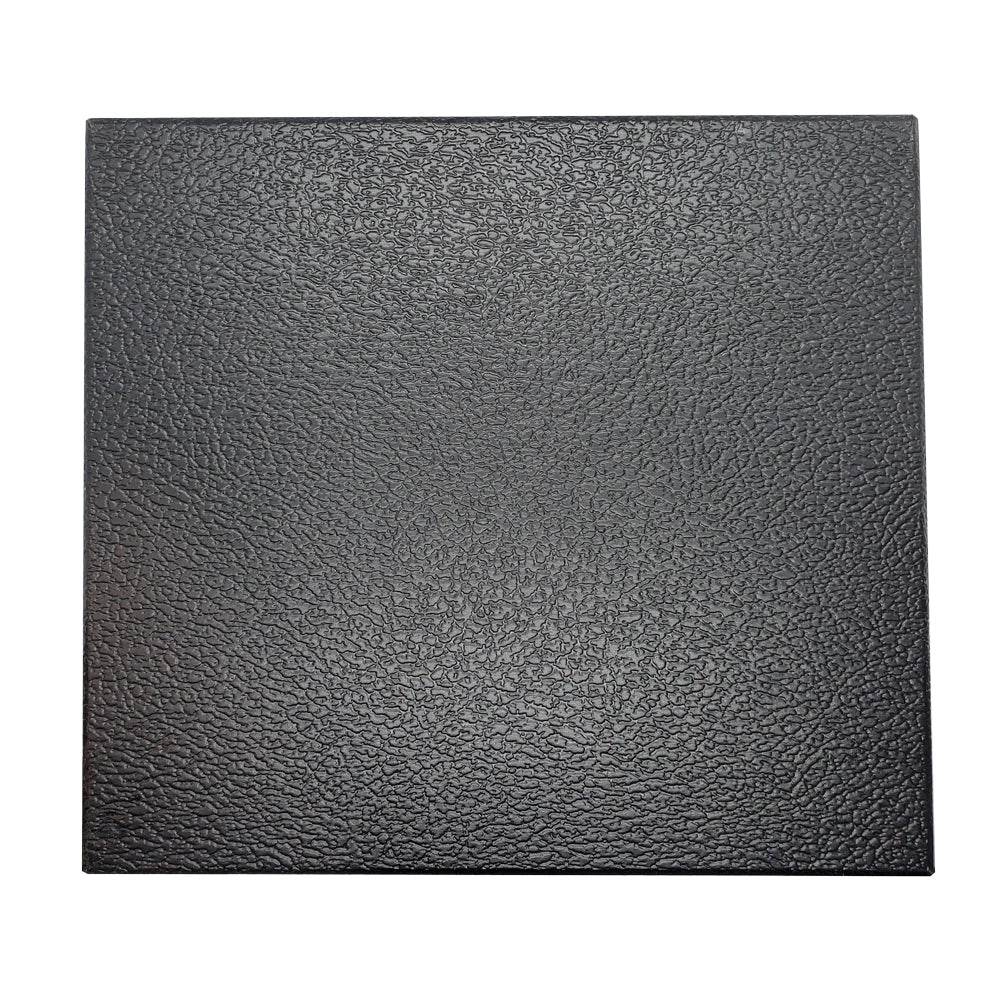 Black Leatherette Wide Slot Jewelry Ring Tray Travel Case, Holds 36 Rings