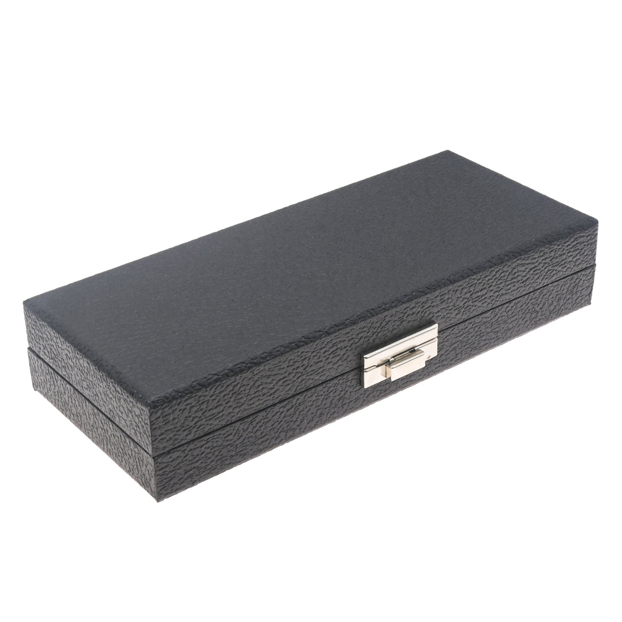 Black Leatherette Ring Travel Case - Holds 12 Rings
