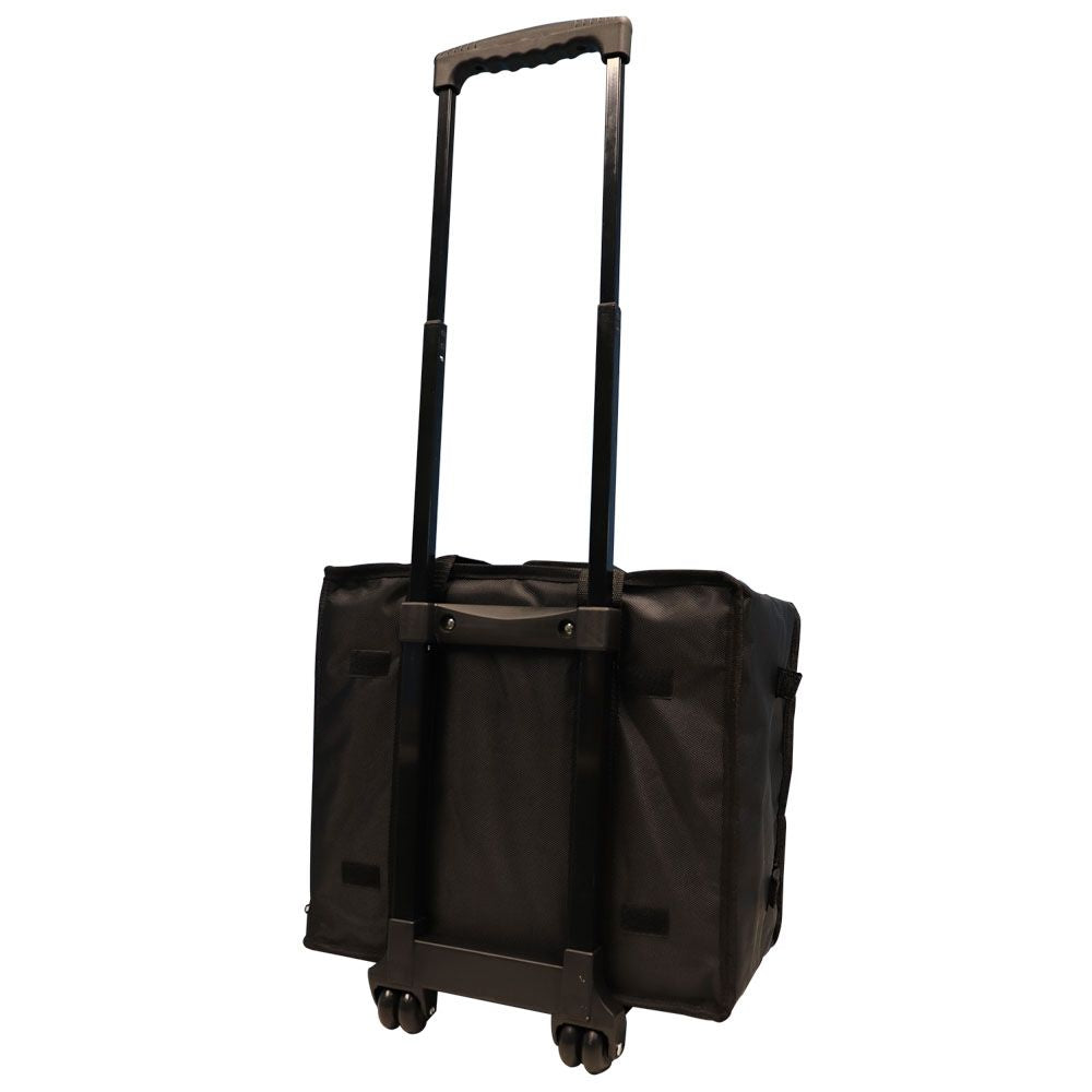 Jewelry Tray Carrying Case with Wheels, Holds 12 1" Trays