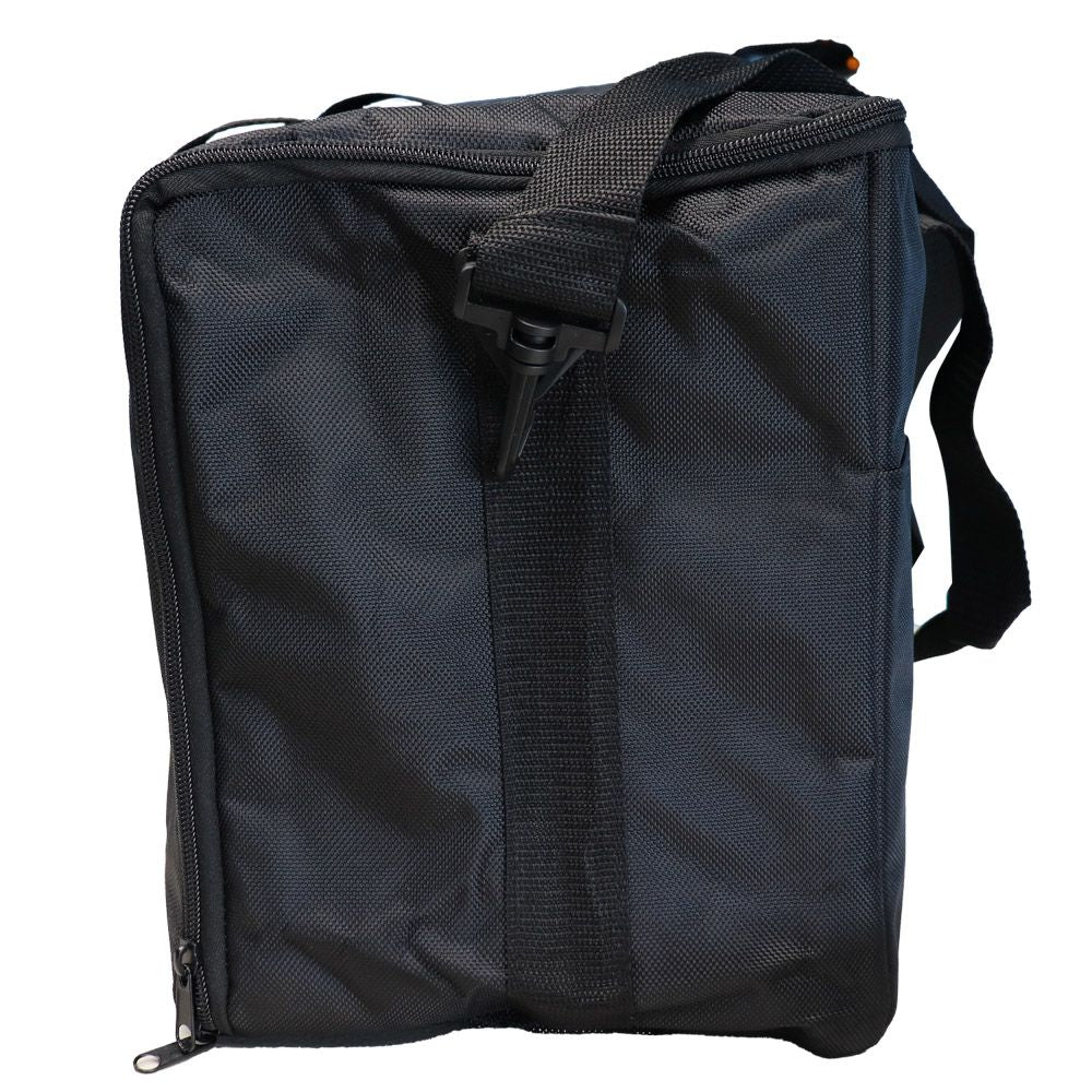 Deluxe Black Canvas Jewelry Tray Carrying Case, Holds 10 1" Trays