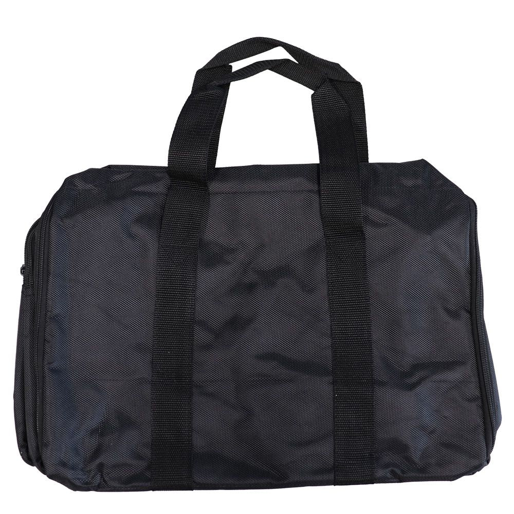 Deluxe Black Canvas Jewelry Tray Carrying Case, Holds 10 1" Trays