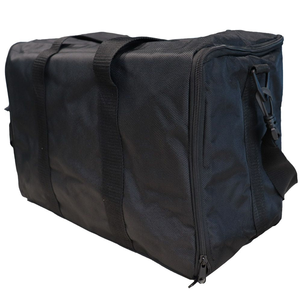 Deluxe Black Canvas Jewelry Tray Carrying Case, Holds 10 1" Trays