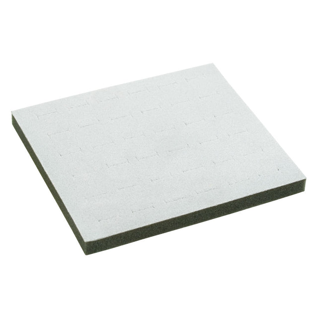 White Half Size 36 Slot Jewelry Ring Tray Liner Insert
