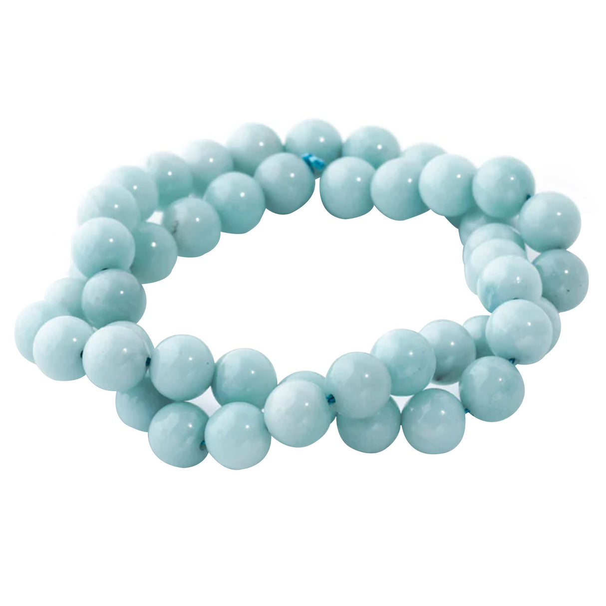 Amazonite Beads 8mm Round A Grade | Brazilian Blue-Green Gemstone Strand