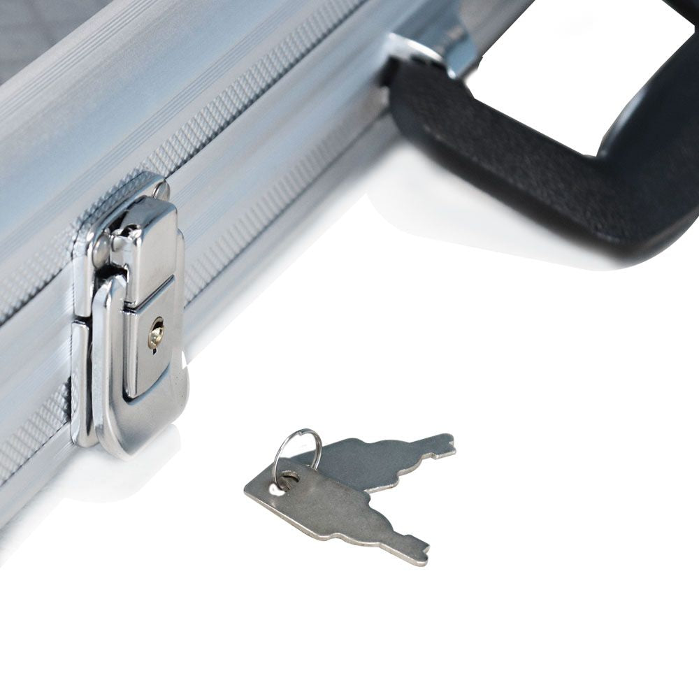 Aluminum Tempered Glass-Top Display Case Lg.