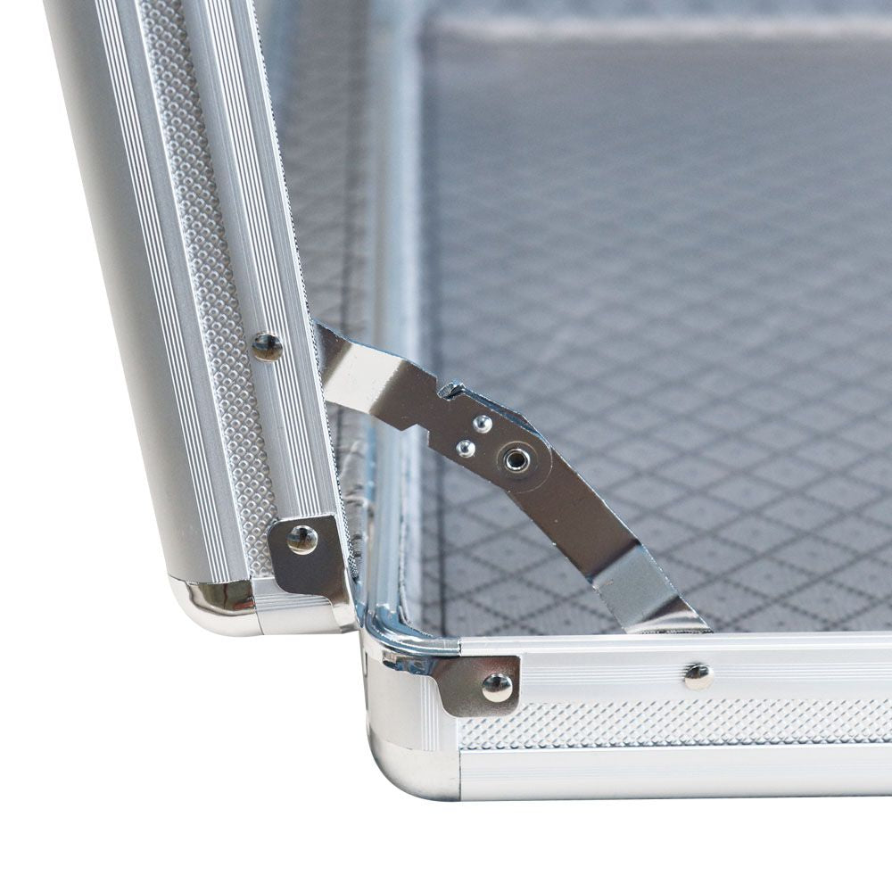 Aluminum Tempered Glass-Top Display Case Lg.