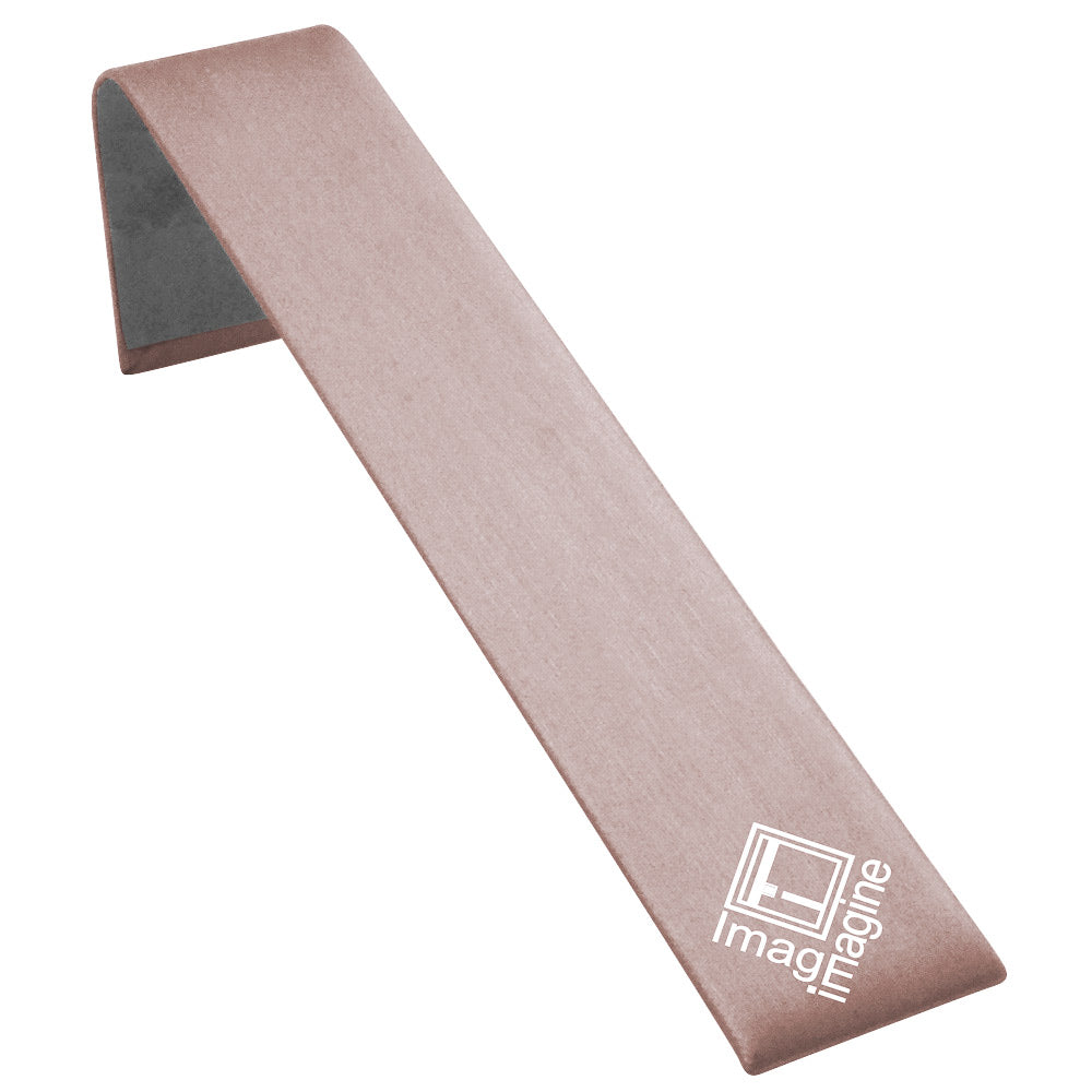 Pink Champagne Leatherette Jewelry Bracelet / Watch Display Ramp