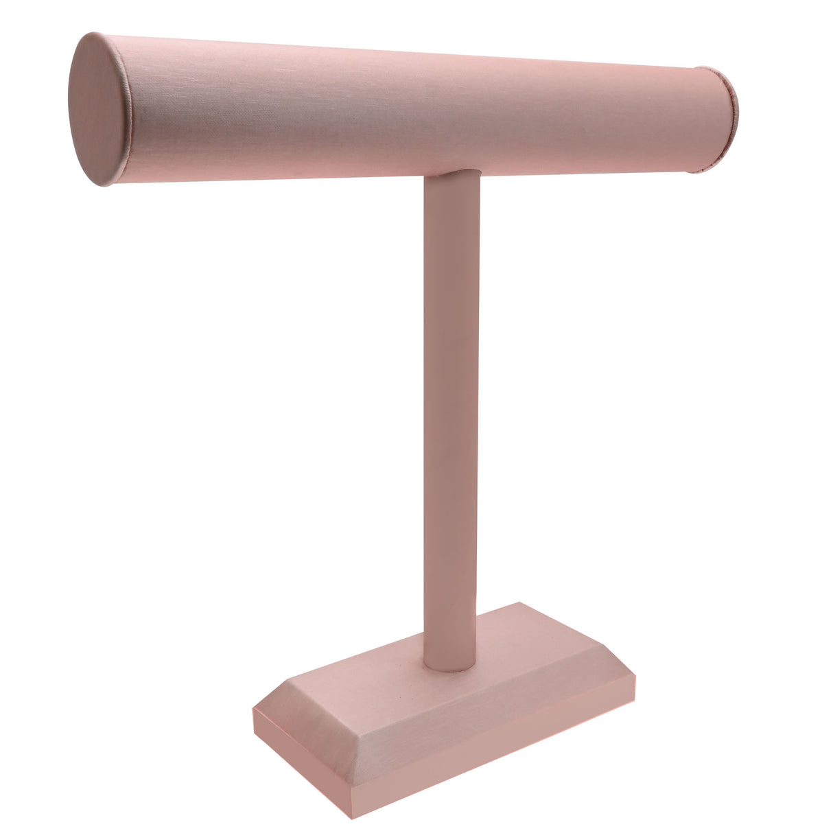 Champagne Pink Jewelry T-Bar Display Stand - 12" H