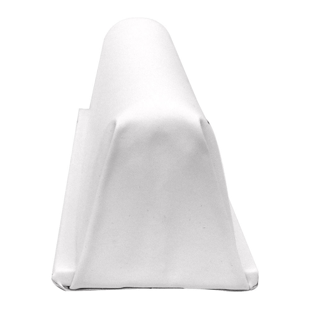 White Leatherette Jewelry Bangle / Bracelet Display