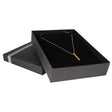 Black Paper Silver Bow-Tie Jewelry Necklace Boxes